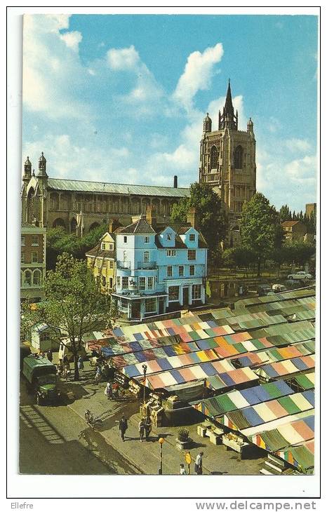 Norwich, St Peter Mancroft Church, And Market Place - Norwich