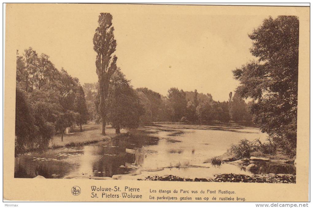 Woluwe-St.Pierre - Les Etangs Du Parc Vus Du Pont Rustique, Nels - Woluwe-St-Pierre - St-Pieters-Woluwe