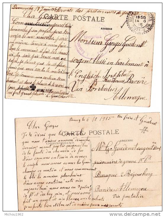 2 Belles Cartes Postas D ' AUXONNE - Auxonne