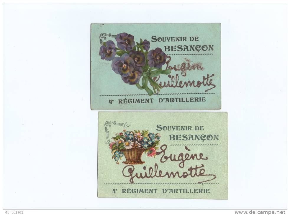 2 Cartes Souvenir De  Besancon - Besancon