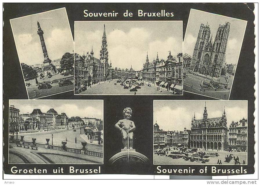 BEL051 - Bruxelles - Brussel - Souvenir - Mehransichten, Panoramakarten
