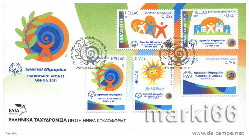 Greece - 2011 - Special Olympics Athens 2011 - FDC (first Day Cover) - FDC