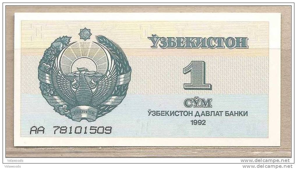 Uzbekistan - Banconota Non Circolata FdS Da 1 Som P-61a.2 - 1992 #19 - Ouzbékistan