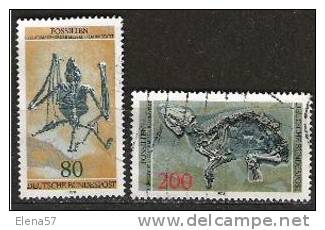 087-serie Completa Alemania Fosiles 1978 821/2. 7,00€ - Fossilien