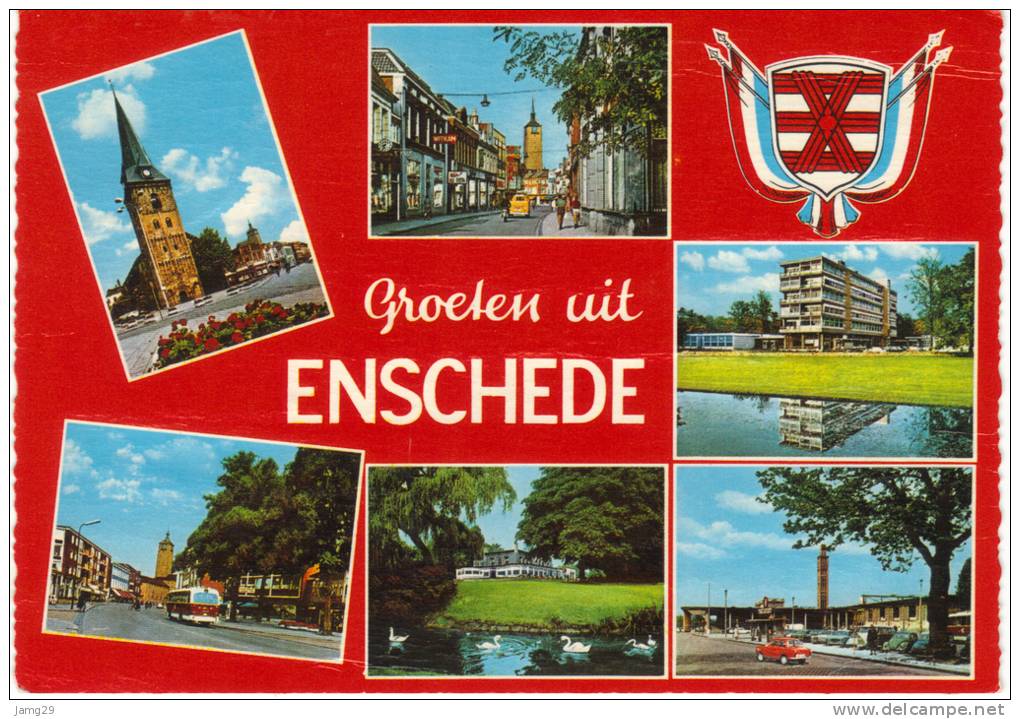 Nederland/Holland, Enschede, 5-luik, 1968 - Enschede