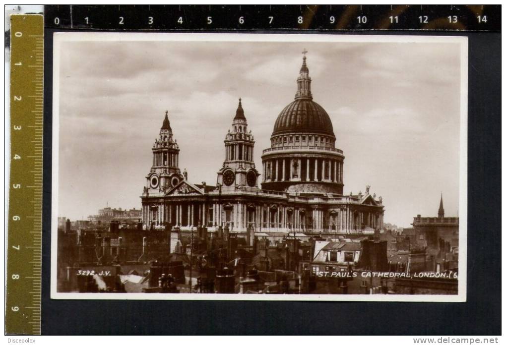 D2527 London - Saint Paul's Cathedral ( San Paolo ) - Real Photograph - St. Paul's Cathedral