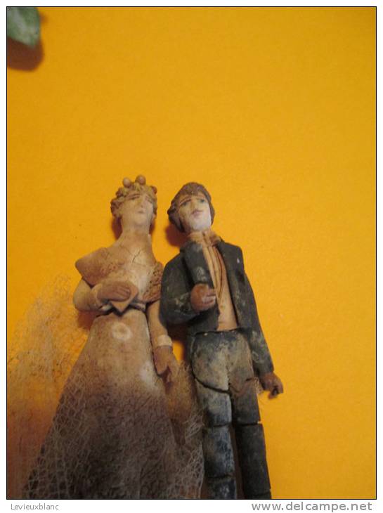 Figurine De Mariés De Piéce Montée/mi 19éme Siécle       MOD25 - Sonstige & Ohne Zuordnung