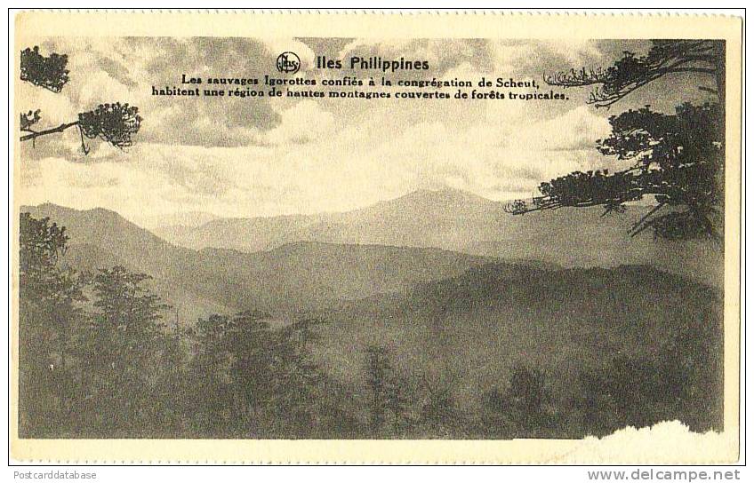 Iles Philippines - Les Sauvages Igorottes Confiés à La Congrégation De Scheut, Habitent Une Région De Hautes Montagn - Filippine