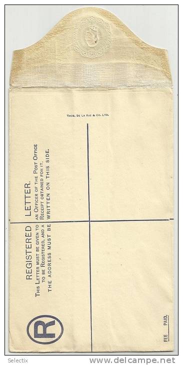 Cyprus 1900 Postal Stationery Envelope Recommandée - SPECIMEN - Registered Cover - Chypre (...-1960)