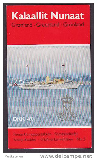 Greenland 1990 MH-MiNr. 2 Königin Queen Margrethe (Cz. Slania) Markenheftchen Booklet (2 Scans) MNH** - Carnets