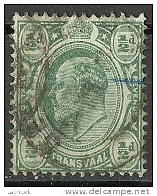 TRANSVAAL King König Edward VII 1/2 D O - Transvaal (1870-1909)