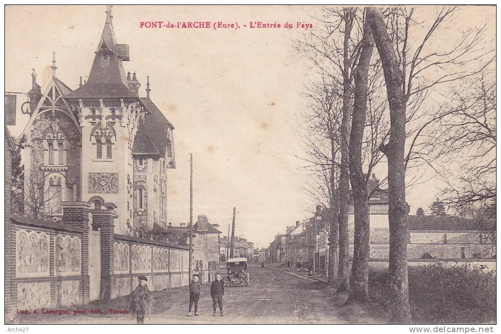 CPA - 27 - PONT DE L'ARCHE - L'entrée Du Pays - Pont-de-l'Arche