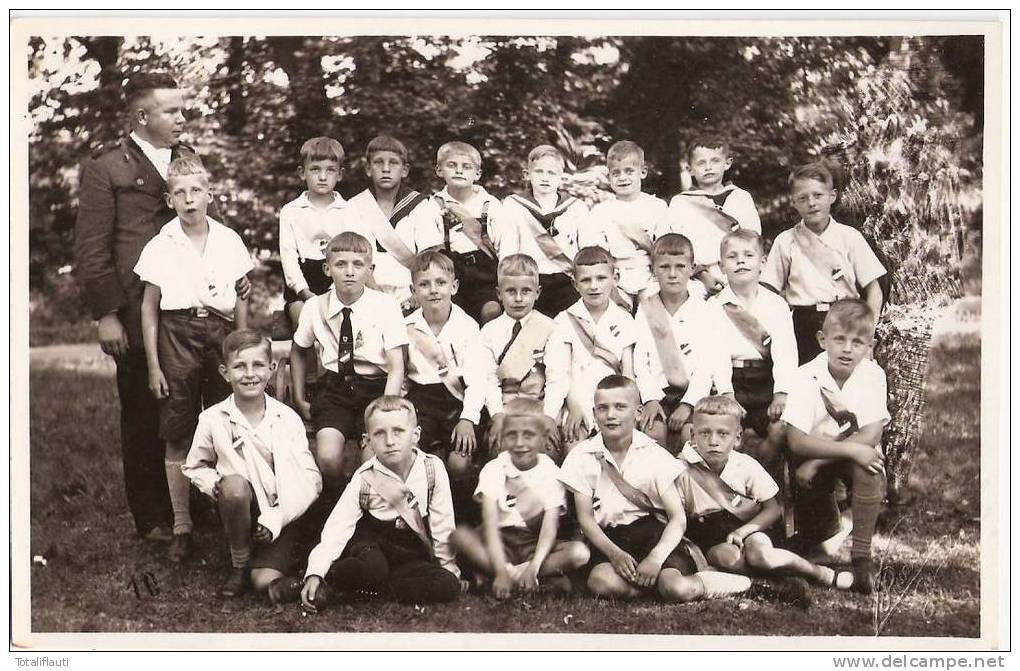 Grabow 1933 Fotokarte Knaben Schulklasse Fotograf Eingestanzt Paul Möller Grabow I M TOP-Erhaltung Ungelaufen - Ludwigslust