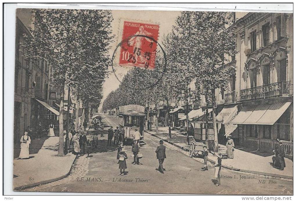 LE MANS - L'avenue Thiers - Le Mans