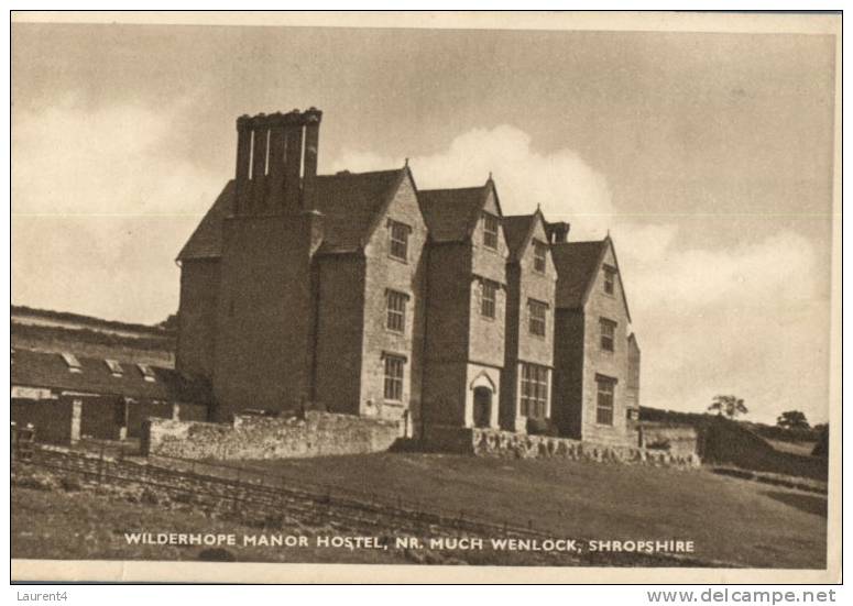(333) Very Old Postcard - Carte Ancienne - UK - Shropshire Hostel - Shropshire
