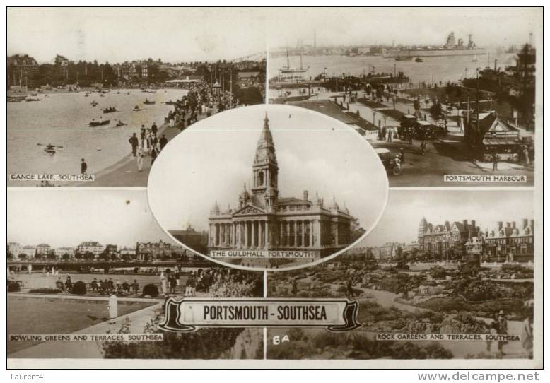 (333) Very Old Postcard - Carte Ancienne - UK - Portsmouth - Portsmouth