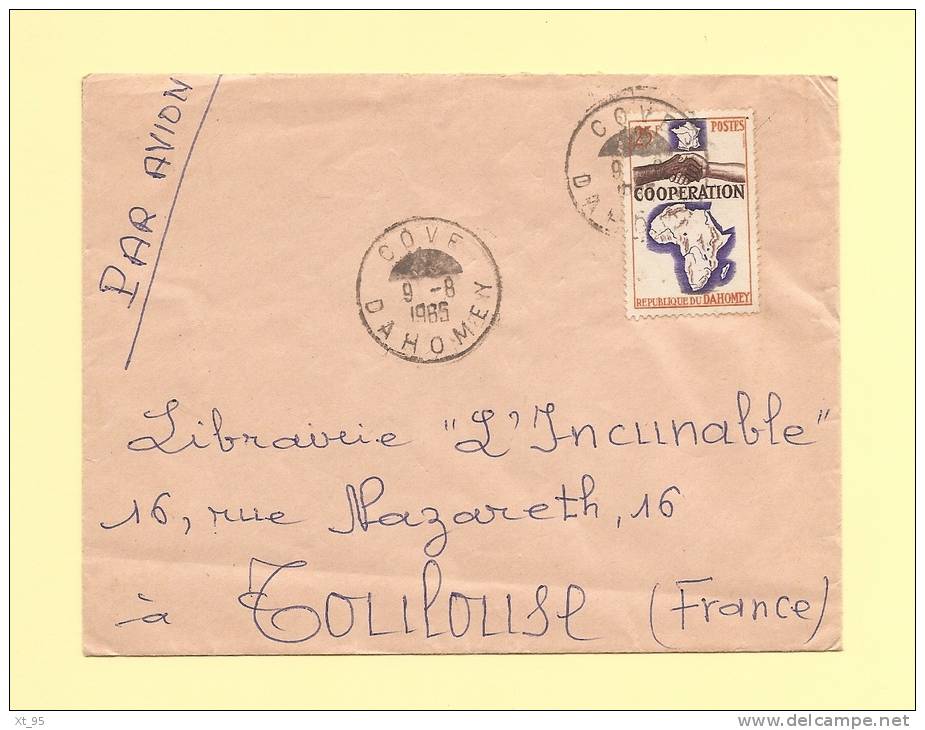 Cove - Dahomey - 9-8-1965 - Autres - Afrique