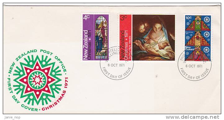 New Zealand 1971 Christmas FDC - FDC