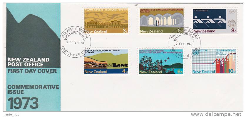 New Zealand 1973 Commemorative Issue FDC - FDC