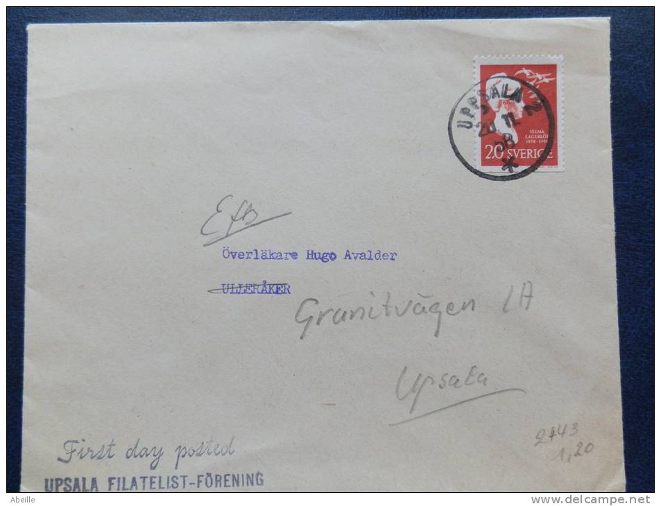A2443  LETTRE  1958 - Lettres & Documents