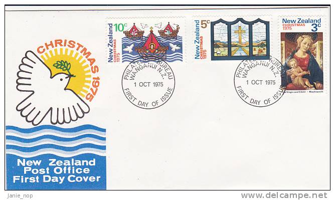 New Zealand 1975 Christmas FDC - FDC