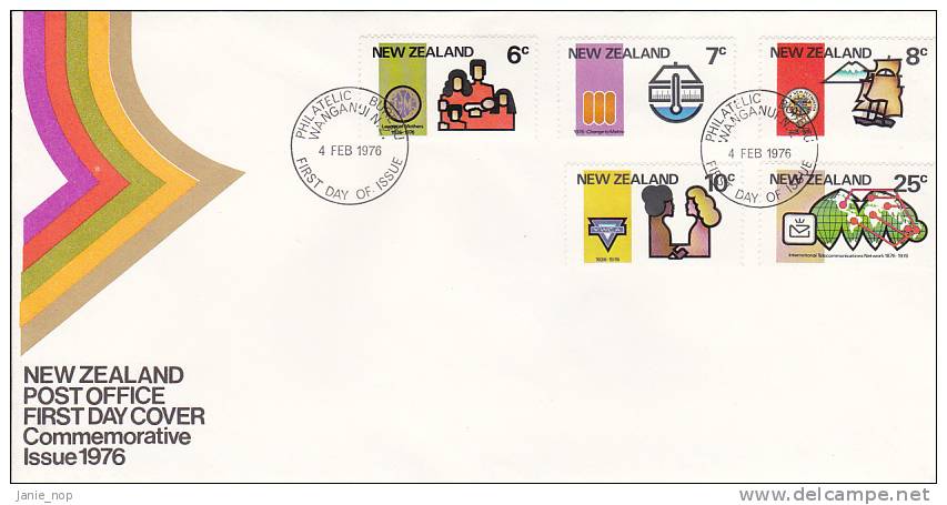 New Zealand 1976 Commemorative FDC - FDC