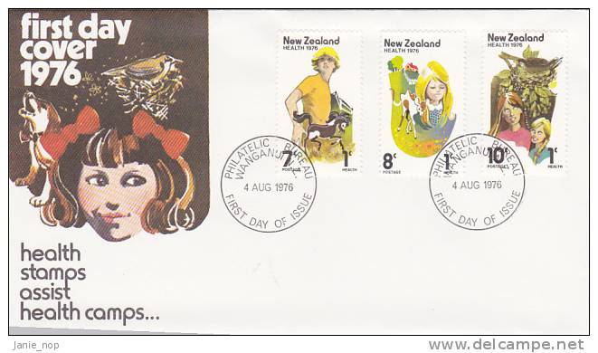 New Zealand 1976 Health FDC - FDC