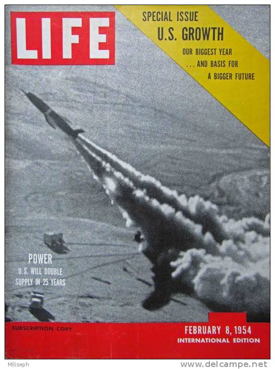 Magazine LIFE -  FEBUARY 8 ,  1954 - INTERNATIONAL EDITION -         (3016) - Nouvelles/ Affaires Courantes