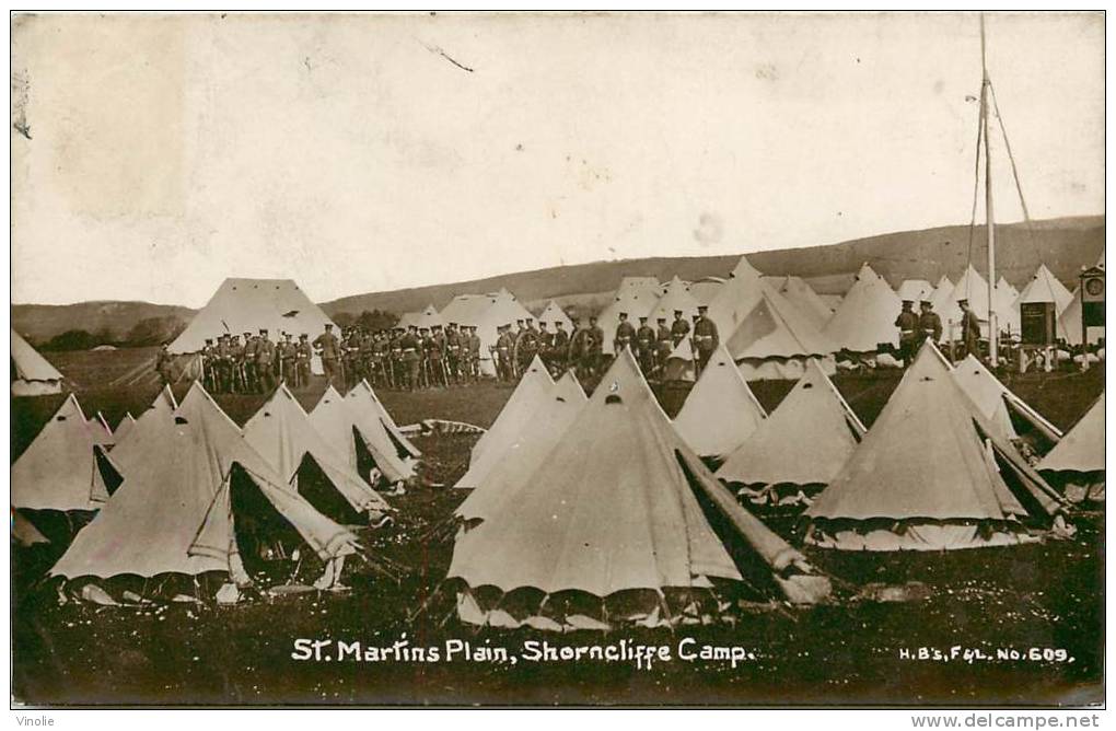 Réf : A -13- 1729 : St Martin Plain Shorncliffe Camp - Autres & Non Classés