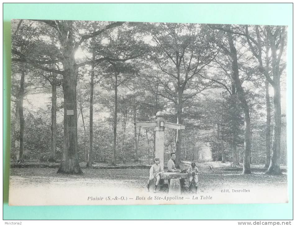 PLAISIR - Bois De Ste Appoline, La Table - Plaisir