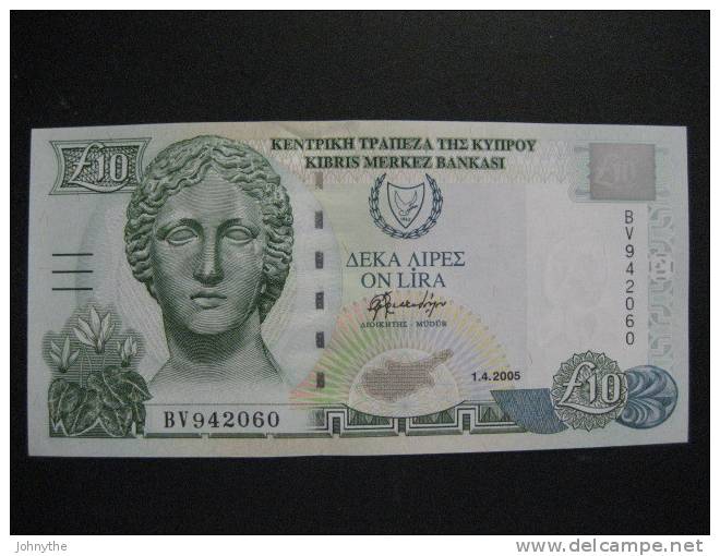 Cyprus 2005 10 Pound UNC (1 Piece) - Chypre