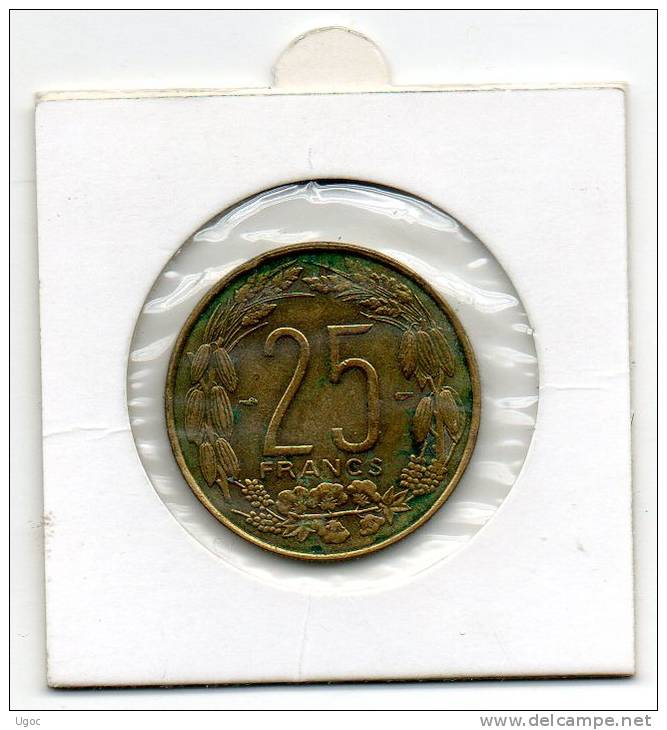 - 1 Monnaie25 F  1958   - 402 - Kameroen