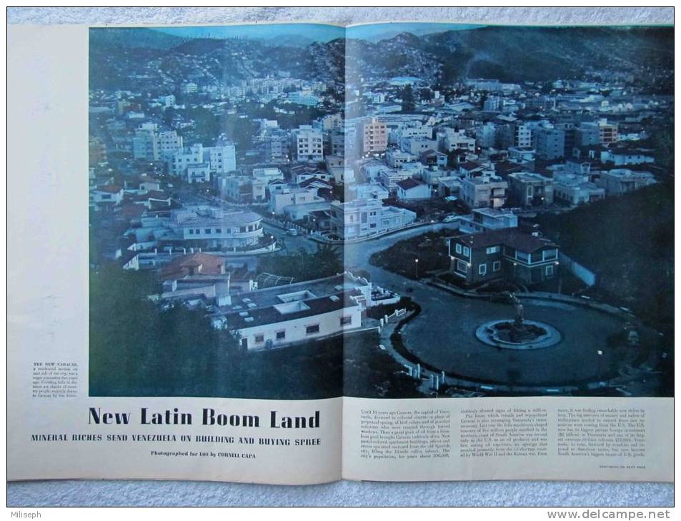 Magazine LIFE - OCTOBER 4 , 1954 -  INTERNATIONAL EDITION -  Italie - VENEZUELA      (3019) - Journalismus