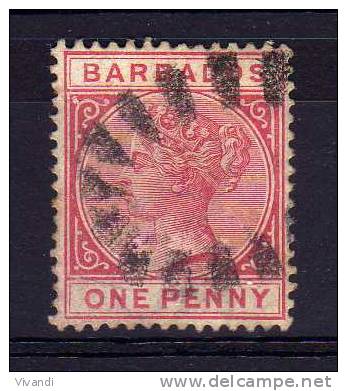 Barbados - 1882 - 1d Definitive (Watermark Crown CA) - Used - Barbados (...-1966)