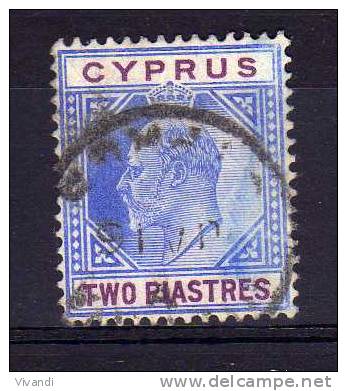 Cyprus - 1904 - 2 Piastres Definitive (Watermark Multiple Crown CA) - Used - Cyprus (...-1960)