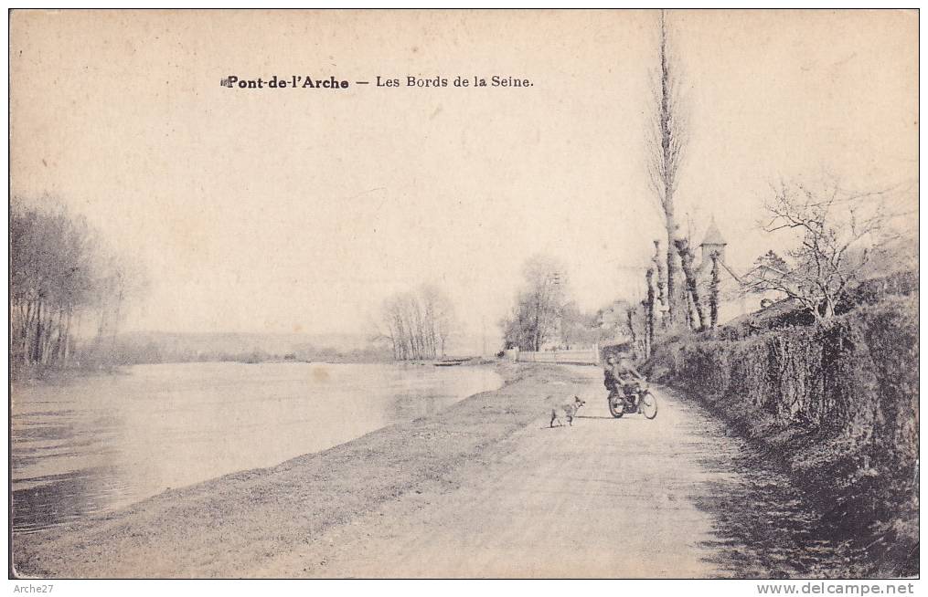 CPA - 27 - PONT DE L'ARCHE - Les Bords De La Seine - Pont-de-l'Arche
