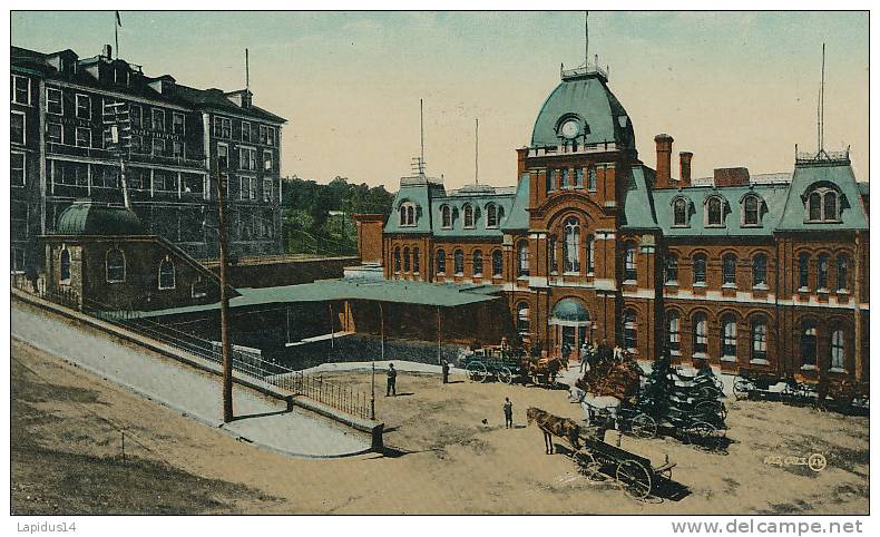 KKS 196/ C P A    - CANADA -  HALIFAX -  I C R STATION AND KING EDWARD HOTEL - Halifax