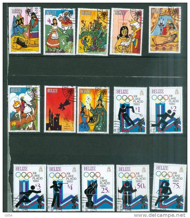 Lot De 23 Timbres  De Belize   - Az76 - Belize (1973-...)