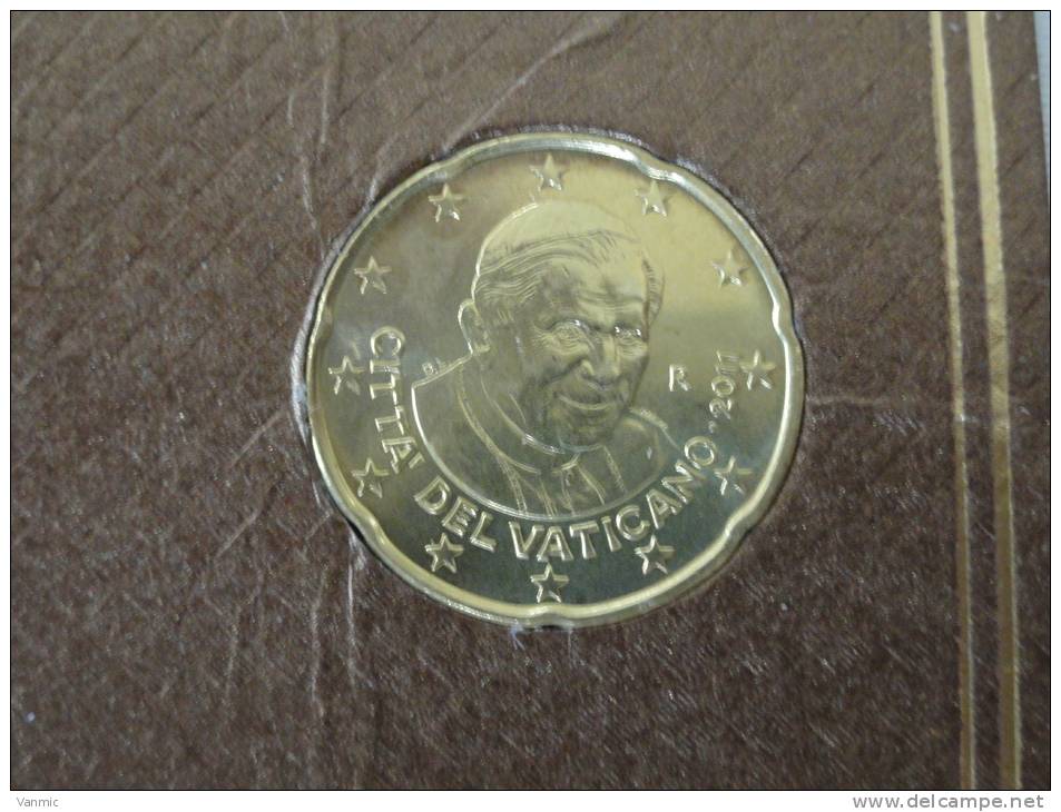 2011 - 20 Cents Centimes D'Euro Vatican - Issue Du Coffret BU - Vatikan