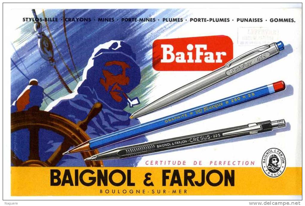 BAIGNOL & FARJON   STYLO BILLE - Papeterie