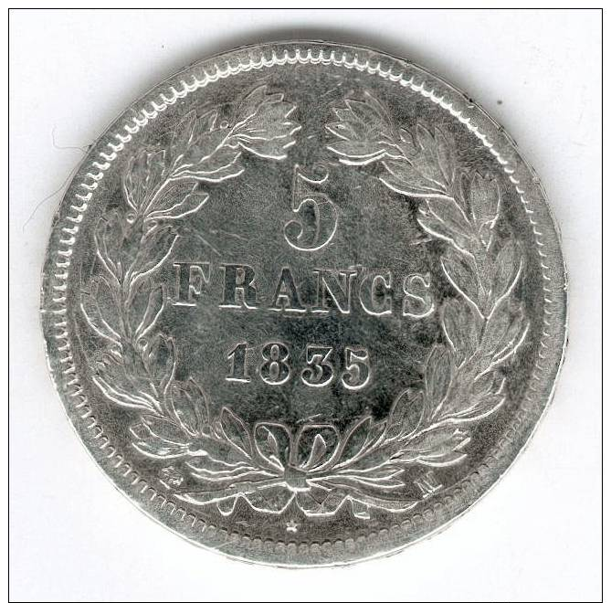 5 Francs Argent , Louis-Philippe Ier 1835 MA - Altri & Non Classificati