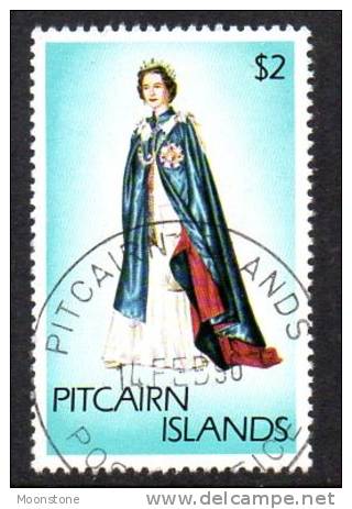 Pitcairn Island 1977 Queen Elizabeth II $2 Definitive, Fine Used (A) - Pitcairn Islands