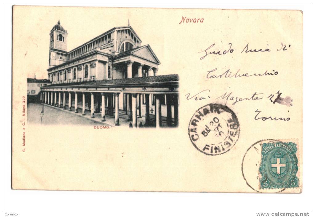 10669    NOVARA    DUOMO  1900 - Altri & Non Classificati