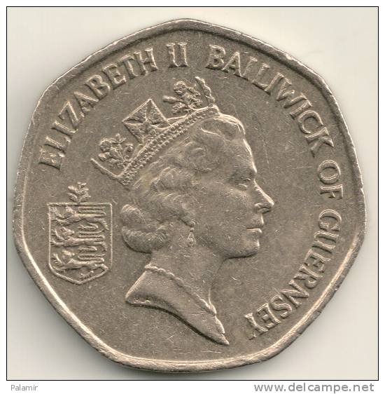 Guernsey 20 Pence KM#44    1992 - Guernesey