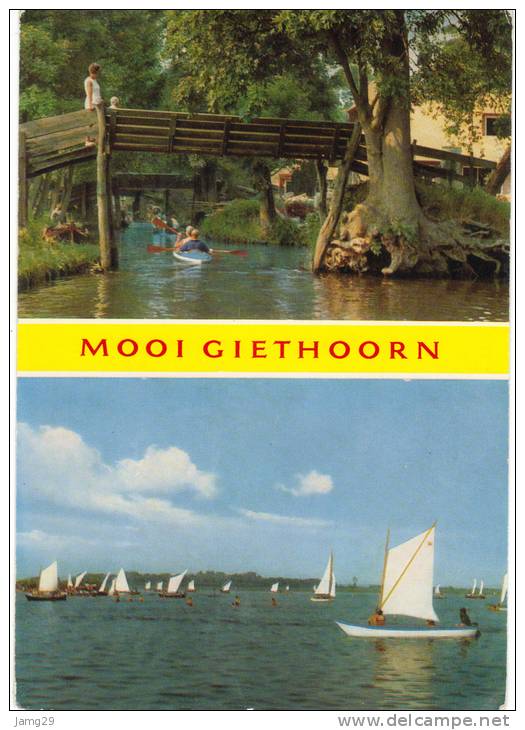 Nederland/Holland, Giethoorn, 2-luik, Ca. 1980 - Giethoorn