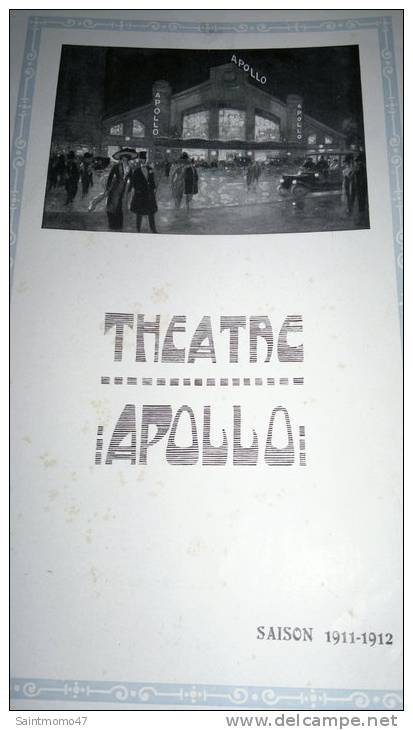 THEATRE APOLLO - Programmes