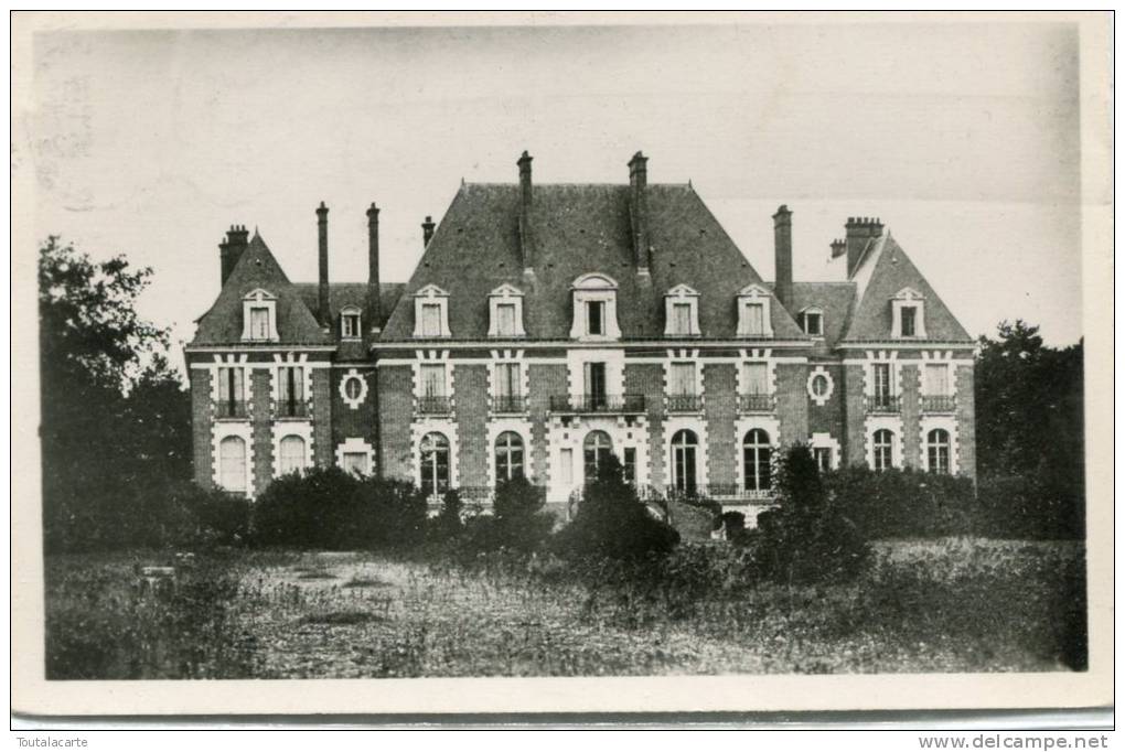 CPSM 41 SALBRIS CHÂTEAU DE L ÉCLUSE LA FAÇADE 1962 - Salbris