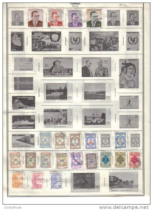 TURKEY    Collection Of  Mounted Mint And Used As Per Scan. (6 SCANS) - Collections, Lots & Series