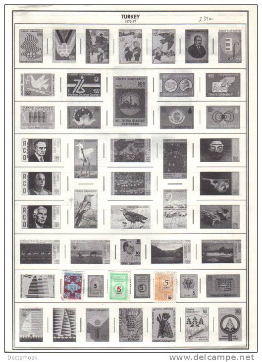 TURKEY    Collection Of  Mounted Mint And Used As Per Scan. (6 SCANS) - Collections, Lots & Series