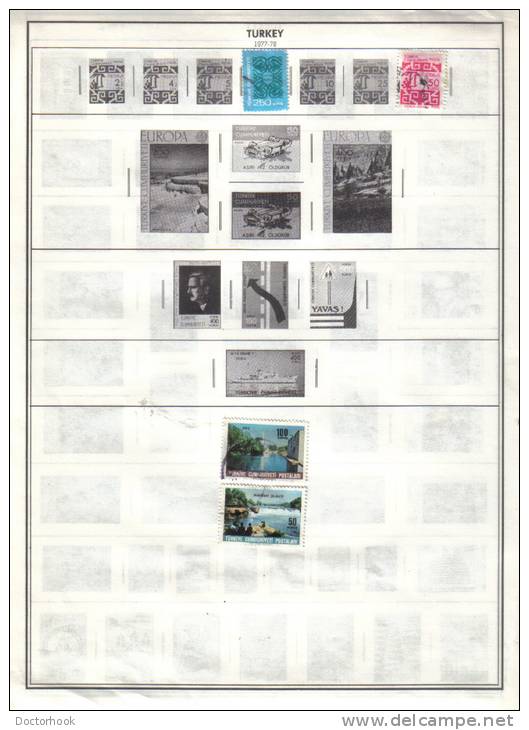 TURKEY    Collection Of  Mounted Mint And Used As Per Scan. (6 SCANS) - Collections, Lots & Séries